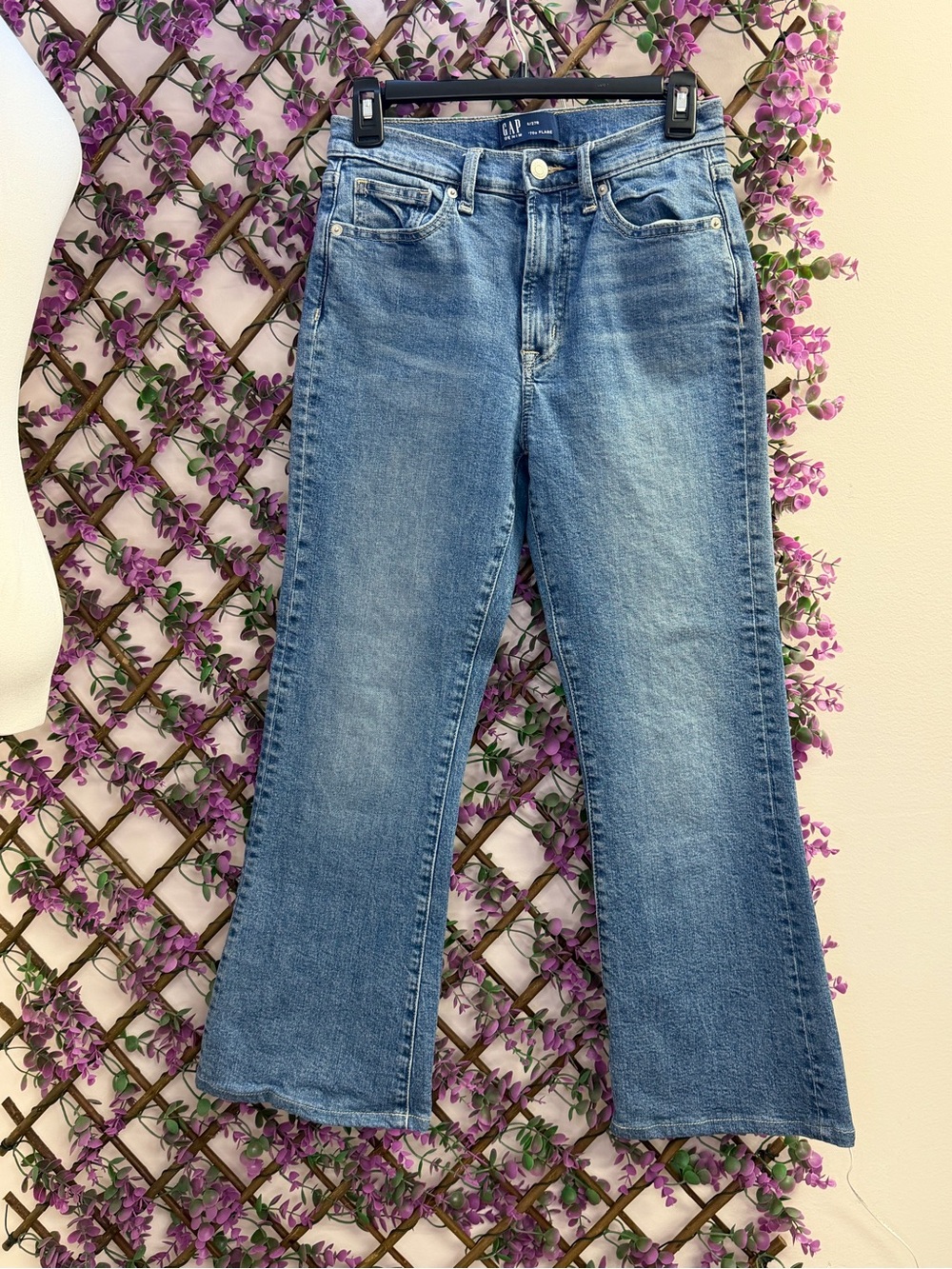 GAP Women's Medium Blue Wide-Leg Jeans
